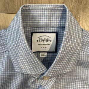 Charles Tyrwhitt Non-Iron Prince of Wales Check Shirt (15.5/33 inches)